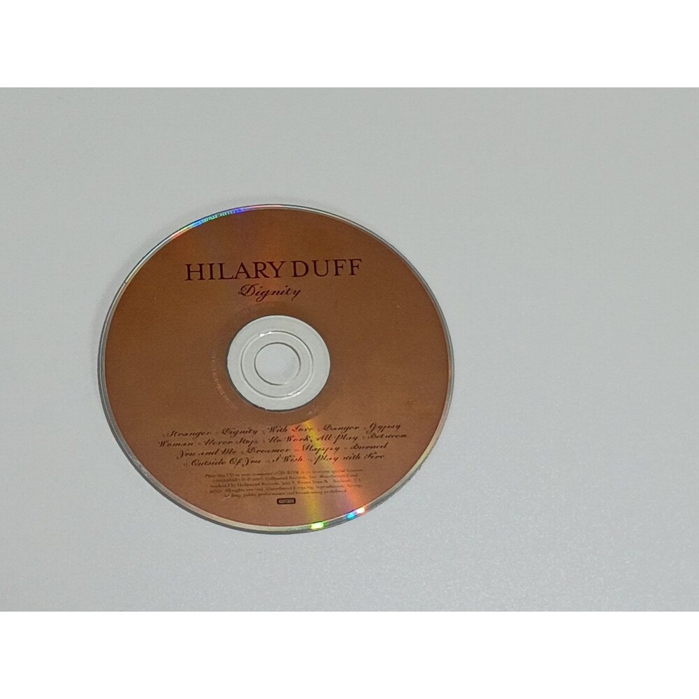 Hilary Duff – Dignity CD 2007 Enhanced CD Pop Dance Hollywood Records